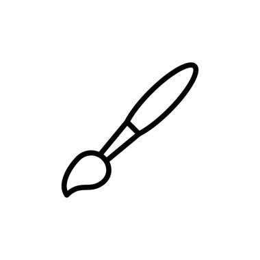 Illustration Vector graphic of Paintbrush Icon. Fit for education, decoration, repair, ink etc
