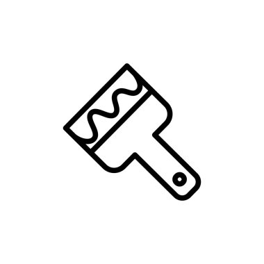 Illustration Vector graphic of Paintbrush Icon. Fit for education, decoration, repair, ink etc