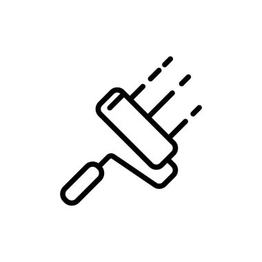 Illustration Vector graphic of Paintbrush Icon. Fit for education, decoration, repair, ink etc