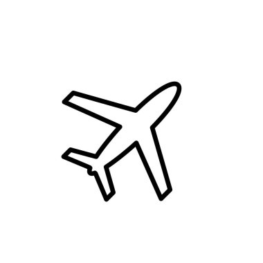 Illustration Vector graphic of Plane Icon template design