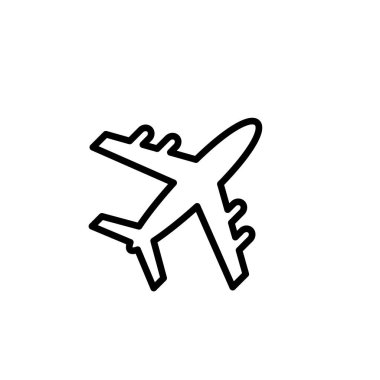 Illustration Vector graphic of Plane Icon template design