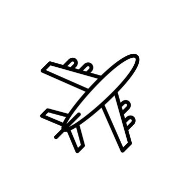 Illustration Vector graphic of Plane Icon template design
