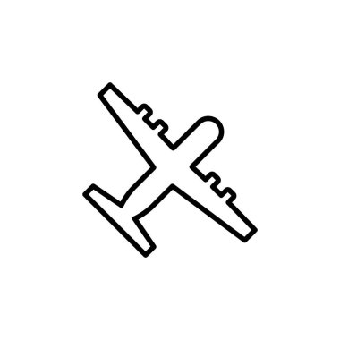 Illustration Vector graphic of Plane Icon template design