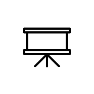 Illustration Vector Graphic of Presentation Board icon template design