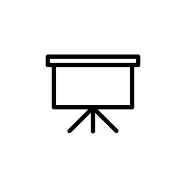 Illustration Vector Graphic of Presentation Board icon template design