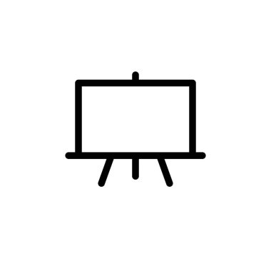 Illustration Vector Graphic of Presentation Board icon template design