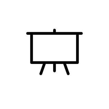 Illustration Vector Graphic of Presentation Board icon template design