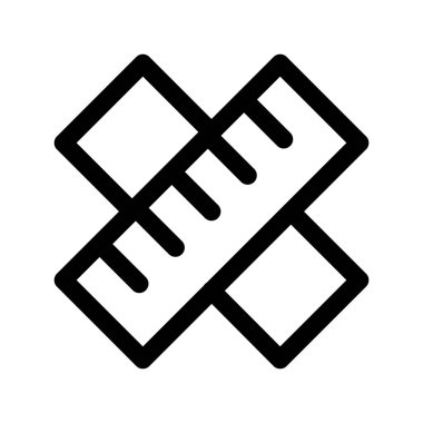 Illustration Vector Graphic of Ruler icon template design