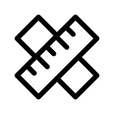 Illustration Vector Graphic of Ruler icon template design