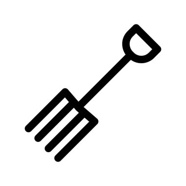 Illustration Vector Graphic of Fork Garden icon Template Design