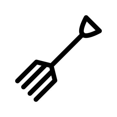 Illustration Vector Graphic of Fork Garden icon Template Design