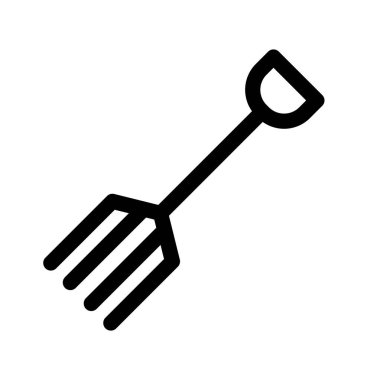 Illustration Vector Graphic of Fork Garden icon Template Design