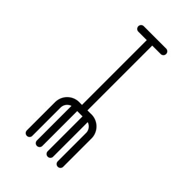 Illustration Vector Graphic of Fork Garden icon Template Design