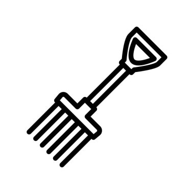 Illustration Vector Graphic of Fork Garden icon Template Design