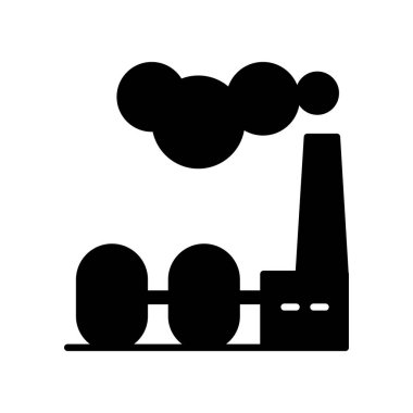 Illustration Vector Graphic of Factory Icon Design Template