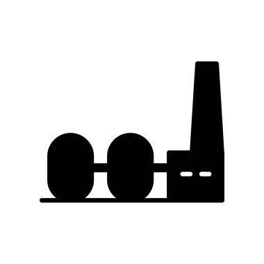 Illustration Vector Graphic of Factory Icon Design Template