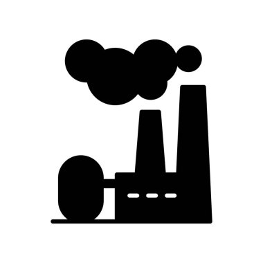 Illustration Vector Graphic of Factory Icon Design Template