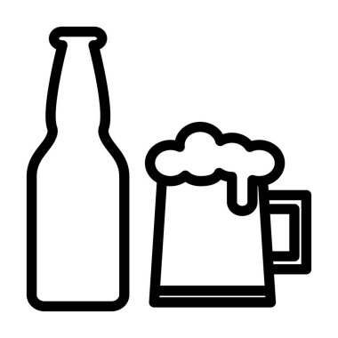 Illustration Vector Graphic of Beer Icon Design