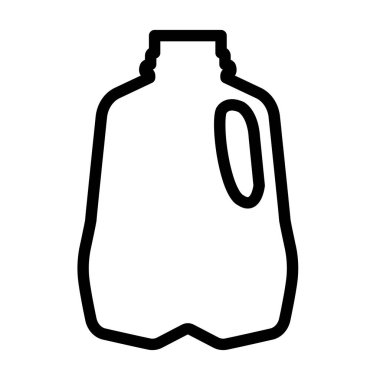 Illustration Vector Graphic of Milk Bottle Icon Design