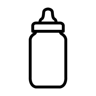 Illustration Vector Graphic of Milk Bottle Icon Design