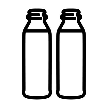 Illustration Vector Graphic of Milk Bottle Icon Design