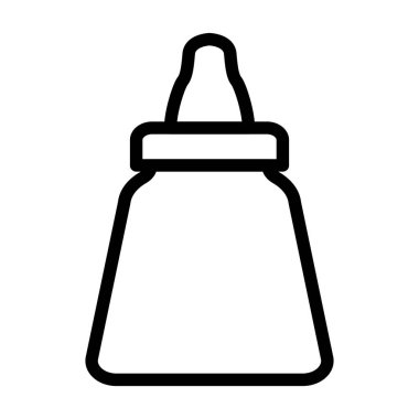 Illustration Vector Graphic of Milk Bottle Icon Design