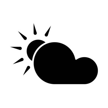 Illustration Vector Graphic of Partly Cloudy Icon Design