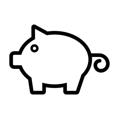 Illustration Vector Graphic of Piggy Bank Icon Design