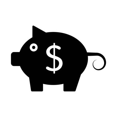 Illustration Vector Graphic of Piggy Bank Icon Design