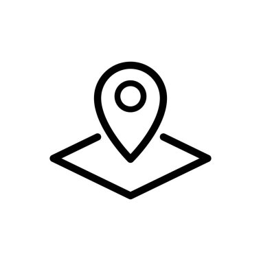 Illustration Vector Graphic of Pin Location Icon Design