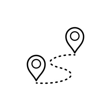 Illustration Vector Graphic of Pin Location Icon Design