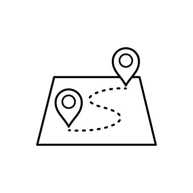 Illustration Vector Graphic of Pin Location Icon Design