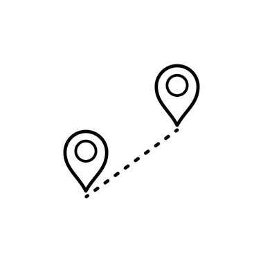 Illustration Vector Graphic of Pin Location Icon Design