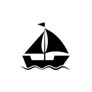 Illustration Vector Graphic of Ship Icon Design