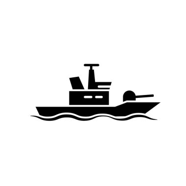 Illustration Vector Graphic of Ship Icon Design
