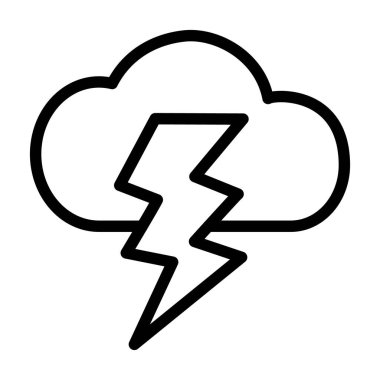 Illustration Vector Graphic of Storm Icon Design