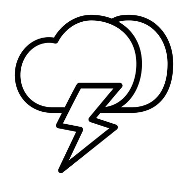 Illustration Vector Graphic of Storm Icon Design