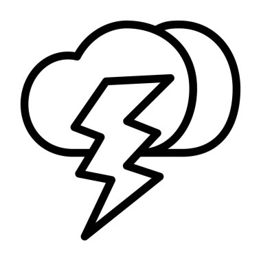 Illustration Vector Graphic of Storm Icon Design