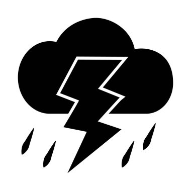 Illustration Vector Graphic of Storm Icon Design