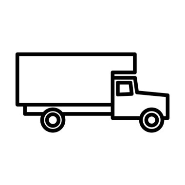 Illustration Vector Graphic of Truck Icon Design