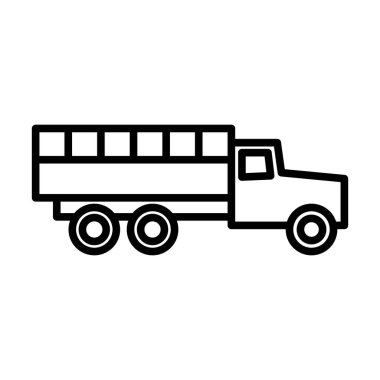 Illustration Vector Graphic of Truck Icon Design
