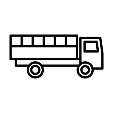 Illustration Vector Graphic of Truck Icon Design