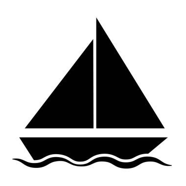 Illustration Vector Graphic of Yacht Icon Design