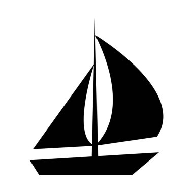 Illustration Vector Graphic of Yacht Icon Design