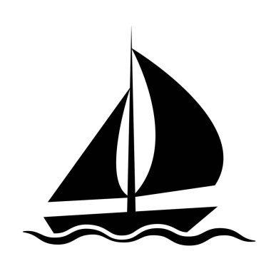 Illustration Vector Graphic of Yacht Icon Design