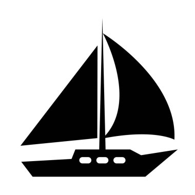 Illustration Vector Graphic of Yacht Icon Design