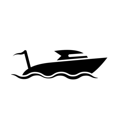 Illustration Vector Graphic of Yacht Icon Design