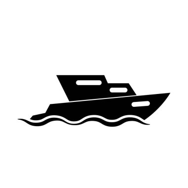 Illustration Vector Graphic of Yacht Icon Design