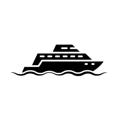 Illustration Vector Graphic of Yacht Icon Design