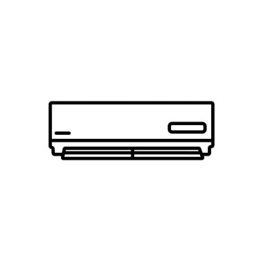 Illustration Vector graphic of air conditioner icon template design